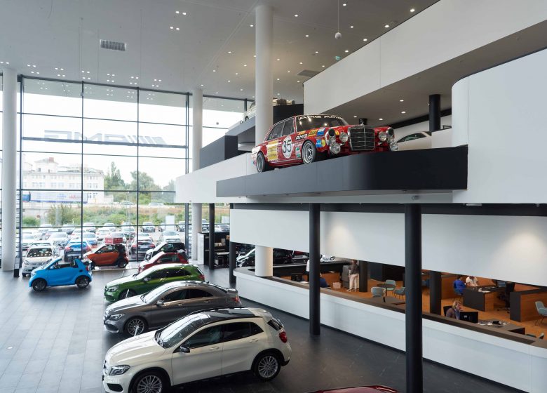 Mercedes store in Offenbach, Germany