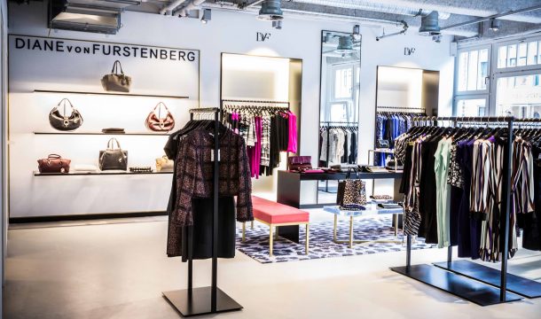 Shop in Shop Diane von Furstenberg im Modehaus Unger in Hamburg