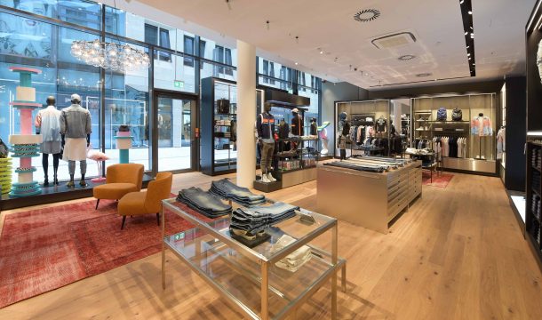 impressions of the Diesel store in Stuttgart