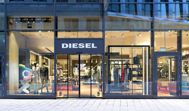 impressions of the Diesel store in Stuttgart