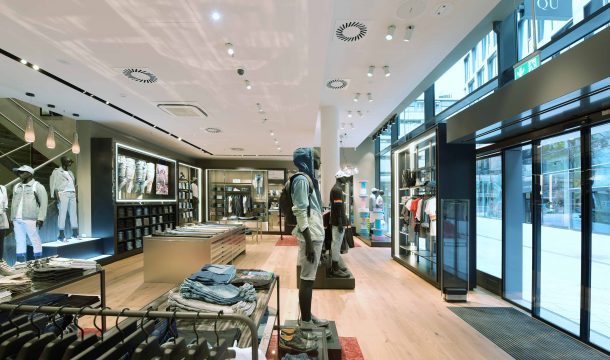 impressions of the Diesel store in Stuttgart