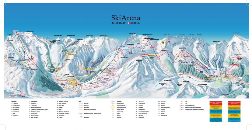 Skigebiet Andermatt-Sedrun